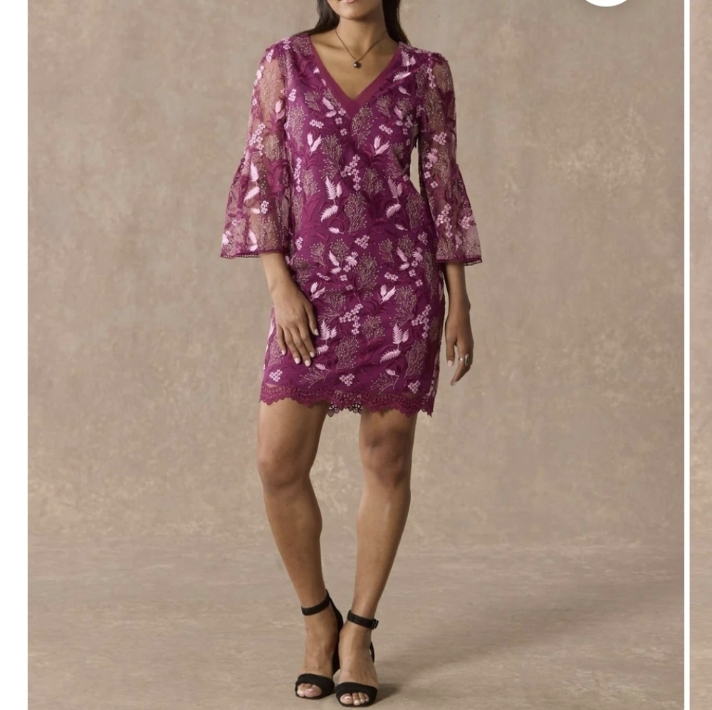 Sundance Seine Moonlight Dress Raspberry NWT